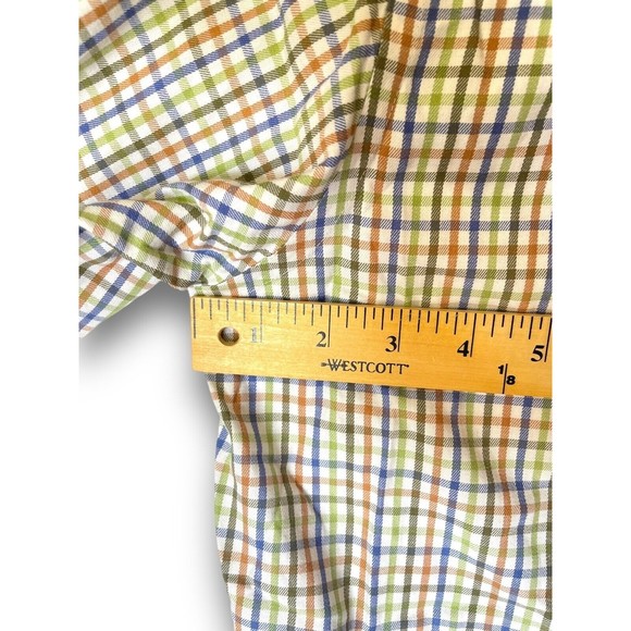 LL Bean Men's 2XLT Tall Traditional Fit Plaid Shirt - Long Sleeve Button-Up - Picture 7 of 11